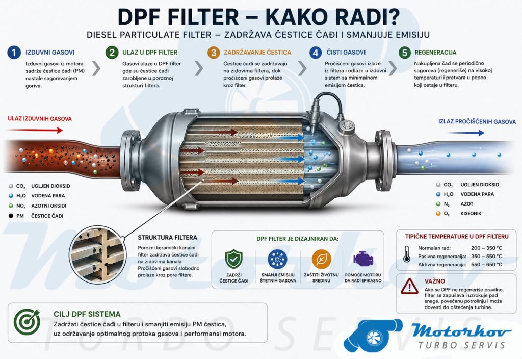Pasivna i aktivna regeneracija DPF filtera