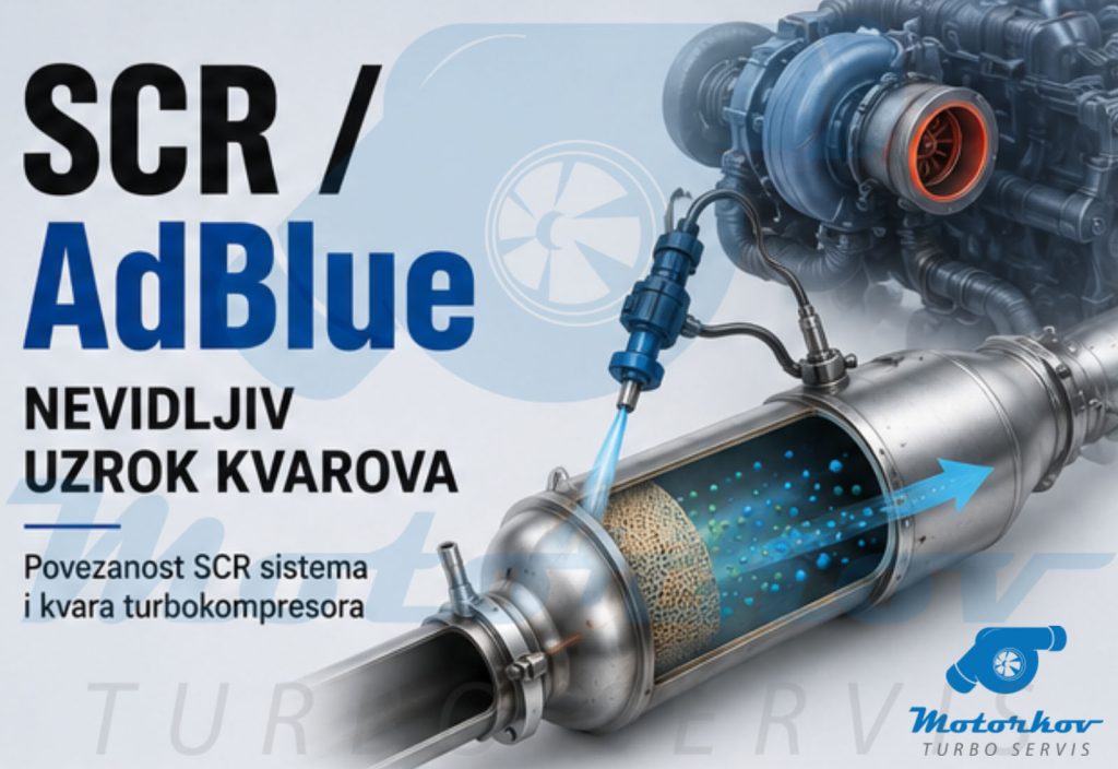 AdBlue SCR sistem i uticaj na rad motora i turbokompresora
