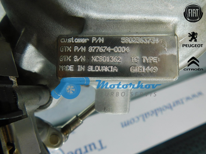 Turbokompresor-turbina za FIAT, PEUGEOT, CITROEN - Image 2